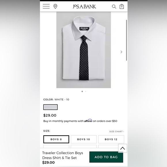 4 pc boys navy suit size 8 Jos A Bank - Picture 13 of 16